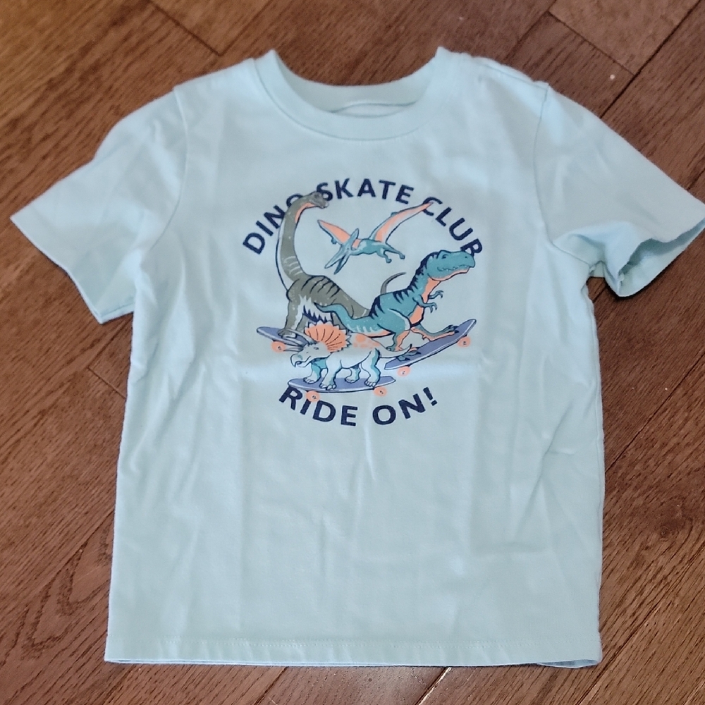 Garanimals Dino Skate Club Tee - Light Blue